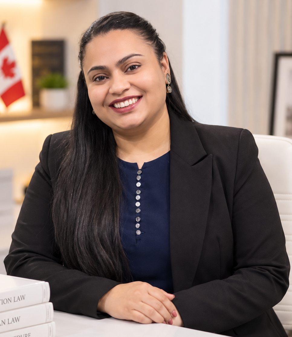 Archana Heer smiling in a professional office setting
